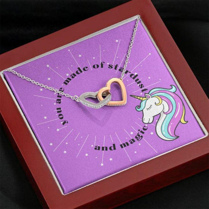 Daughter Necklace, Daughter Giftyou’Re A Unicorn In Purple Necklace