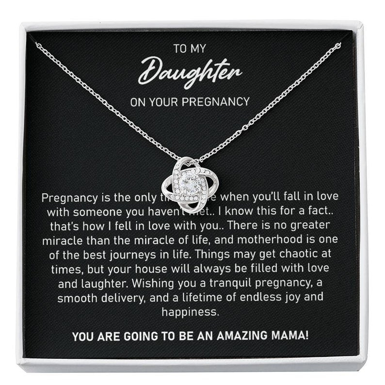 Daughter Necklace, Daughter Pregnancy Gift, Pregnant Daughter Gift From Mom, New Mom Gift For Daughter, First Time Mom Gift