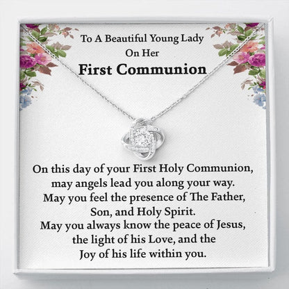 Daughter Necklace, First Communion Gift Necklace, First Holy Communion Gift For Girl,  1st Communion, Girl First Communion,Goddaughter