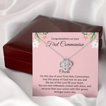 Daughter Necklace, First Communion Gifts, Communion Gifts Girl, First Holy Communion Gifts For Girl, Goddaughter, Granddaughter
