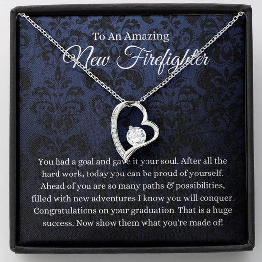 Daughter Necklace, Friend Necklace, Firefighter Graduation Gift, Grad Gift For Firefighter Women