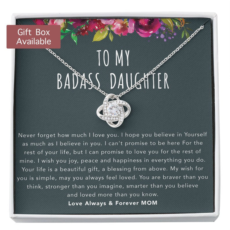 Daughter Necklace Gift, Daughter Gift From Mom, Daughter Necklace From Mom, Daughter Gifts, To My Daughter Necklace