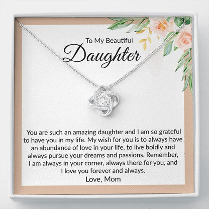 Daughter Necklace, Gift For Daughter From Mom, Daughter Mother Necklace, Daughter Gift From Mom, To My Daughter Birthday, Grown Up Daughter