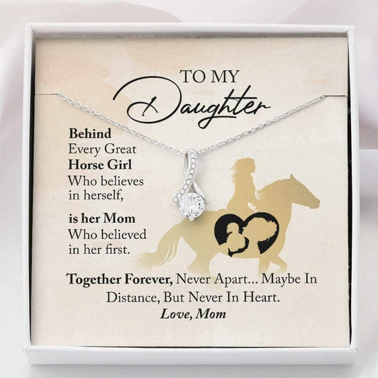 Daughter Necklace Gift From Mom Horse Girl Gift - Alluring Beauty Necklace