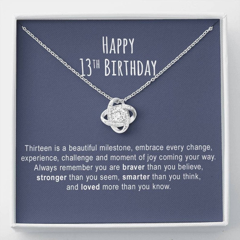 Daughter Necklace, Gift Necklace, 13th Birthday Girl, Gift, 13th Birthday Girl Gifts, Gift For Girls