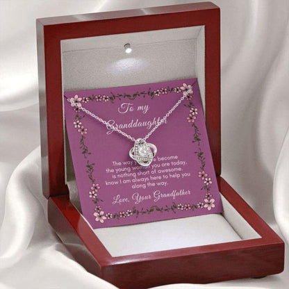 Daughter Necklace “ Gift To Daughter “ Gift Necklace Message Card “ Empowered Poem “ To Granddaughter From Grandfather
