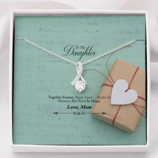 Daughter Necklace - Gift To Daughter - To Daughter Alluring Beauty Necklace From Mom