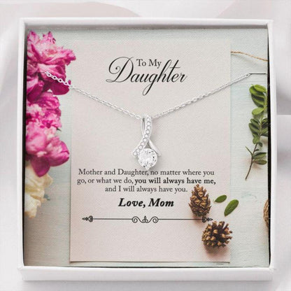 Daughter Necklace - Gift To Daughter - To Daughter From Mom - Pinecone - The