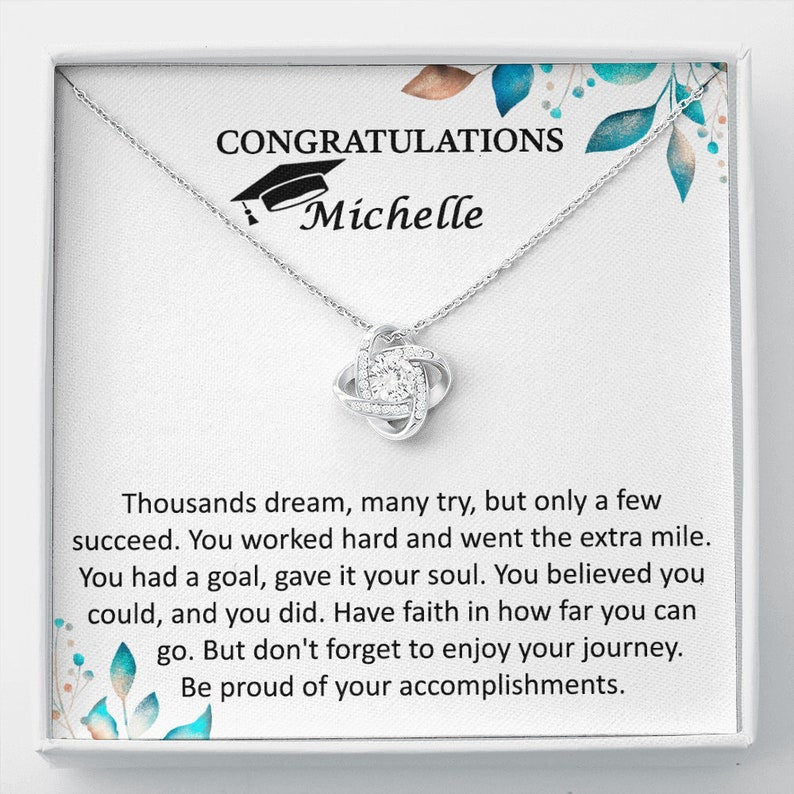 Daughter Necklace, Graduation Gift Necklace, Graduation Gift For Her, College Graduation Gift For Her, High School, Senior Graduation, Class Of 2022