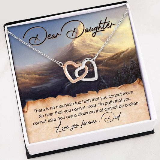 Daughter Necklace - Necklace Gift For Daughter -  Necklace With Gift Box For Birthday Christmas