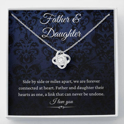 Daughter Necklace, Father & Daughter Necklace, Birthday Gift Ideas For Daughter From Dad