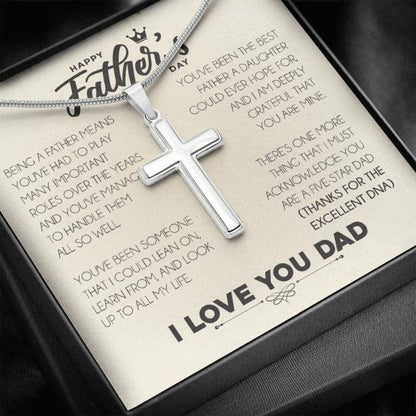 Dad Necklace, Father Necklace Father’S Day Gift, Christian Gift For Dad, Father Daughter Necklace