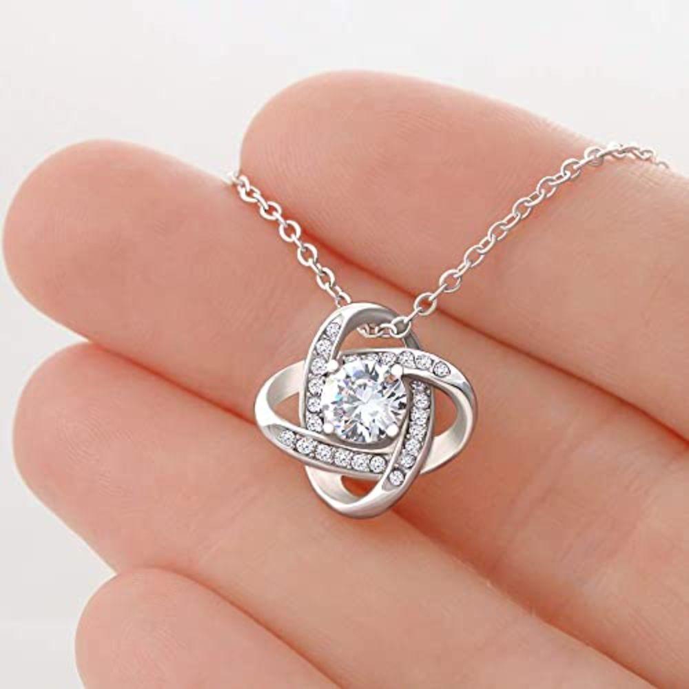 Friend Necklace, Best Friend Gift, Best Friend Necklace, Love Knot Necklace For Best Friend