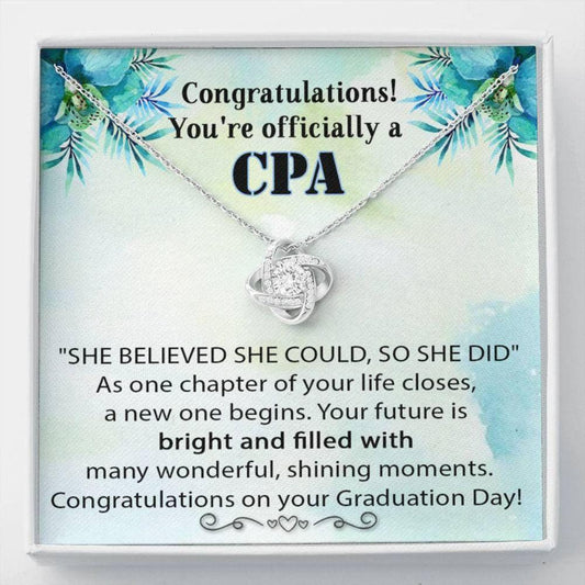 Friend Necklace, CPA Graduation Gift, Graduation Gift For Accountant, CPA Necklace, Certified Public Accountant Gift, CPA Exam Pass Gift