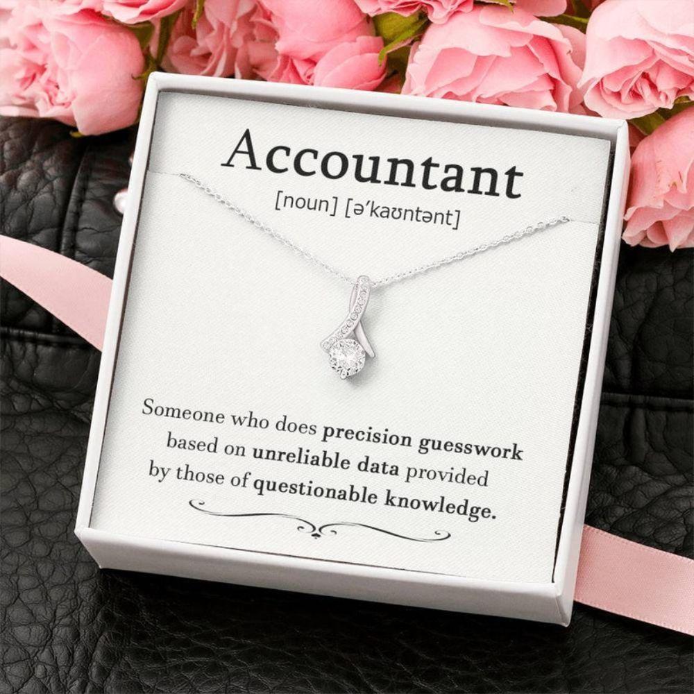 Friend Necklace, Cpa Necklace, Cpa Gift, Accounting Gift For Her, Accountant Definition, Gift For Accountant, Appreciation Gift