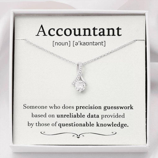 Friend Necklace, CPA Necklace, CPA Gift, Accounting Gift For Her, Accountant Definition, Gift For Accountant, Appreciation Gift
