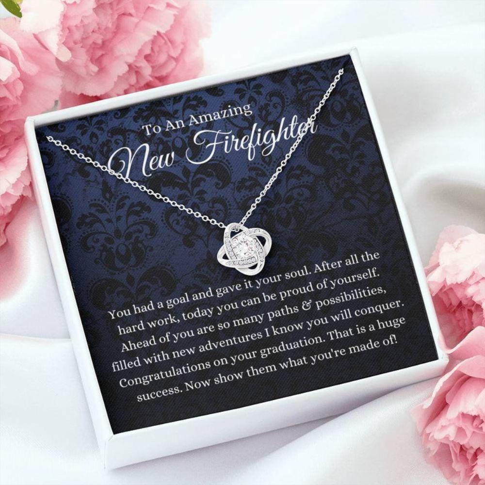 Friend Necklace, Firefighter Graduation Gift, Grad Gift For Firefighter Women, Graduation Gift For New Firefighter Necklace
