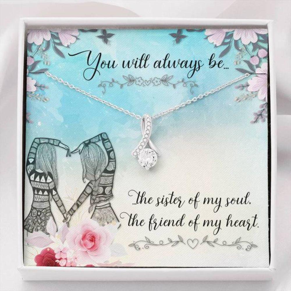 Friendship Necklace - Gift To Best Friend - Necklace For Friend - Friend You Will Always Be