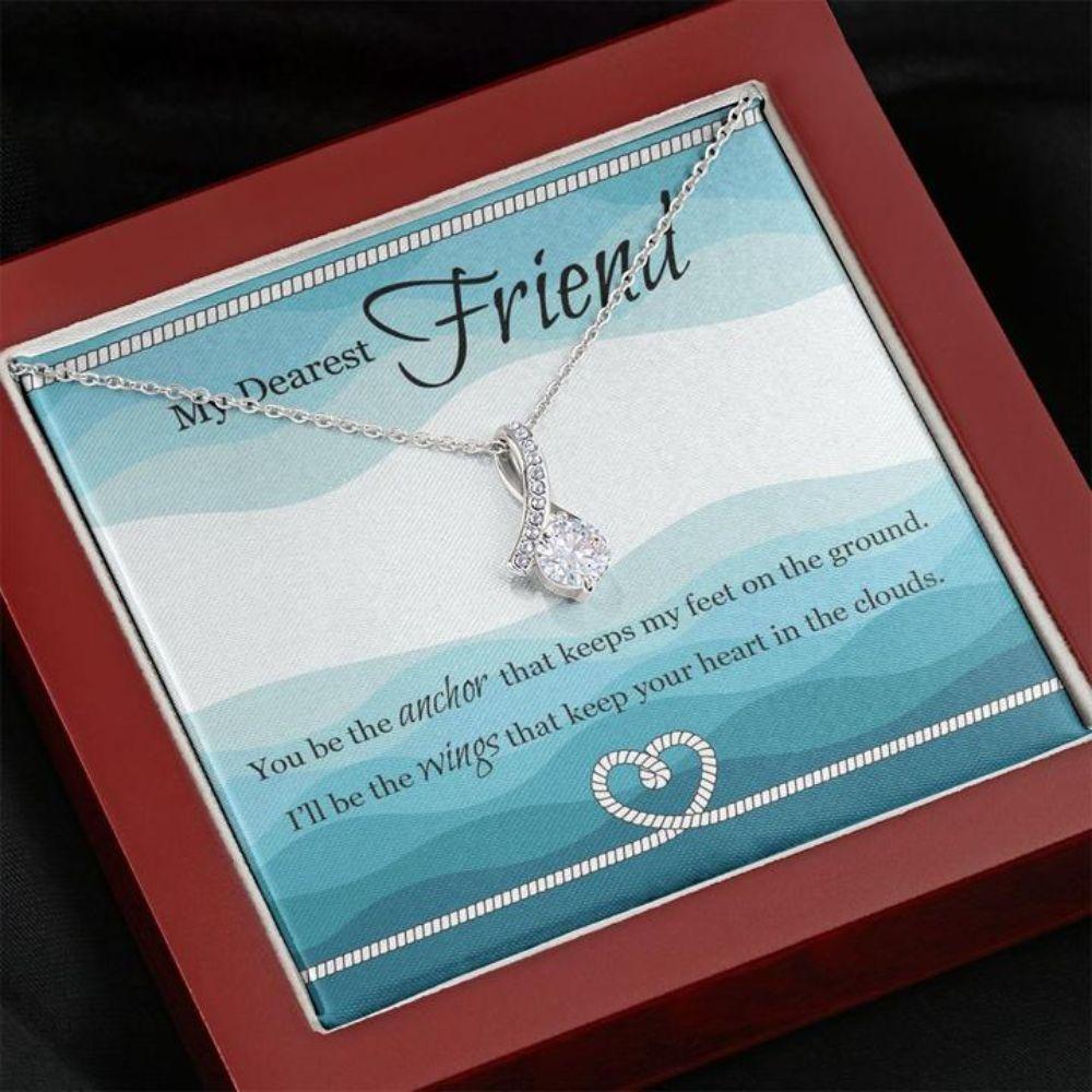 Friendship Necklace “ Gift To Best Friend “ Necklace For Friend “ My Friend Alluring Beauty Necklace