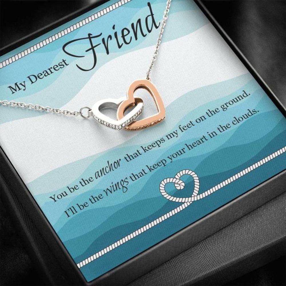 Friendship Necklace - Gift To Best Friend - Necklace For Friend - My Friend Heart Necklace