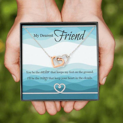 Friendship Necklace “ Gift To Best Friend “ Necklace For Friend “ My Friend Heart Necklace