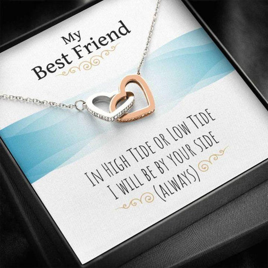 Friendship Necklace - Gift To Best Friend - Necklace For Friend - To My Best Friend Heart Necklace