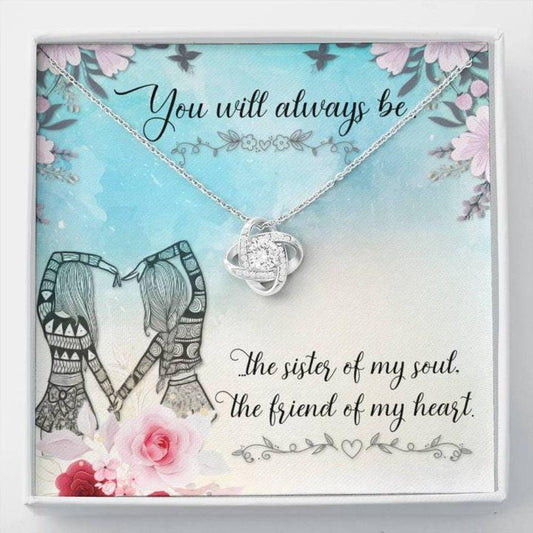 Friendship Necklace - Gift To Friend Necklace With Message Card To Friend You Will Always Be