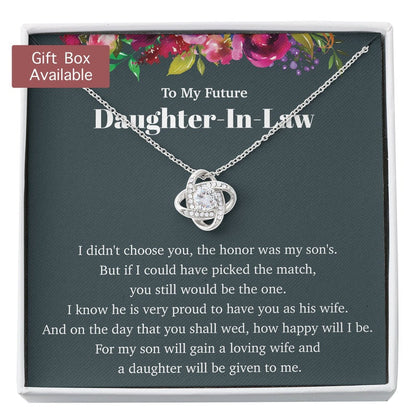Future Daughter In Law Necklace Gift From Mother In Law, Future Daughter In Law Necklace, Future Daughter In Law Wedding Gift