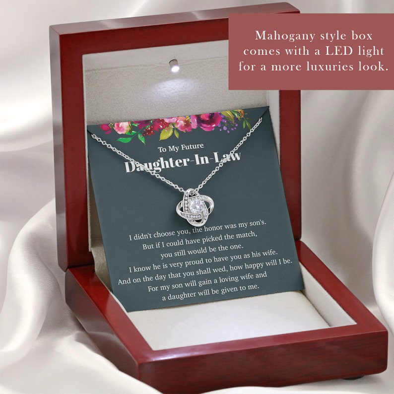 Future Daughter In Law Necklace Gift From Mother In Law, Future Daughter In Law Necklace, Future Daughter In Law Wedding Gift