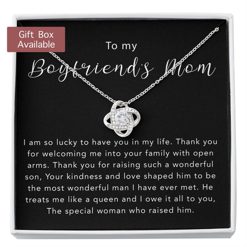Future Mother-in-law Necklace, Boyfriend's Mom Gift, Boyfriend's Mom Necklace, Gift For Boyfriend Mom, Gift For Boyfriend's Mom