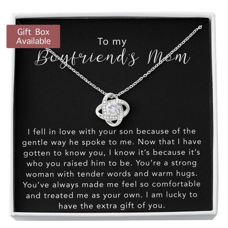 Future Mother-in-law Necklace, Boyfriend's Mom Gift, Boyfriend's Mom Necklace, Gift For Boyfriend's Mom Necklace