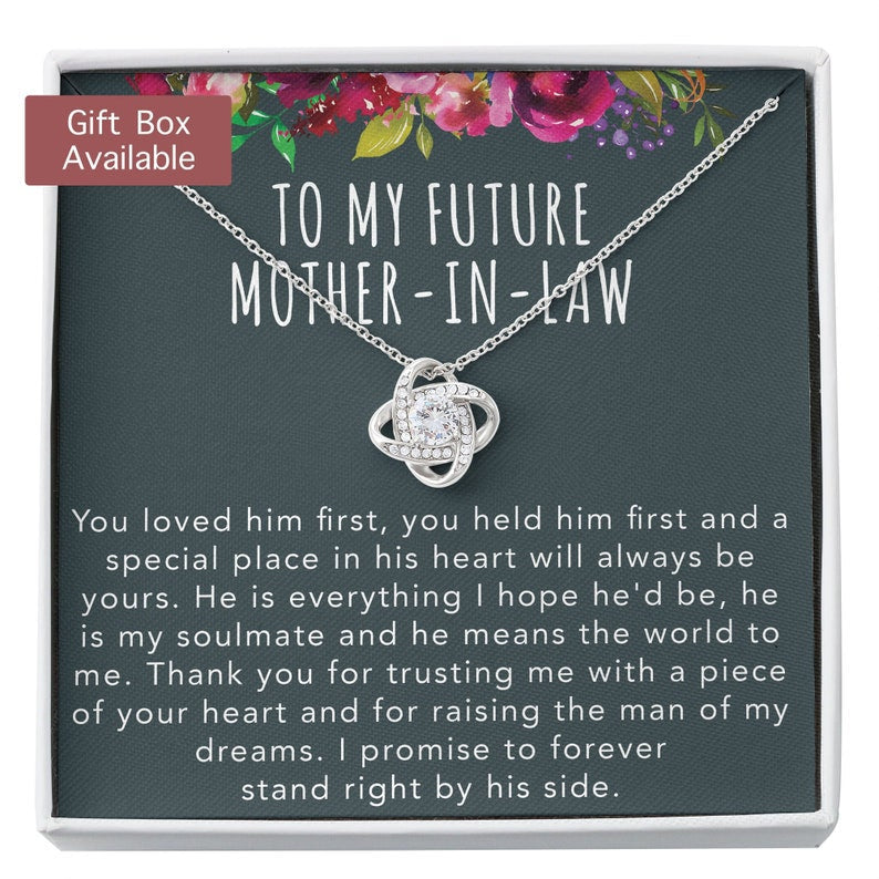Future Mother In Law Necklace, Future Mother In Law Gift, Mother Of The Groom Gift, Mother Of The Groom Necklace, Mother In Law Gift Bride