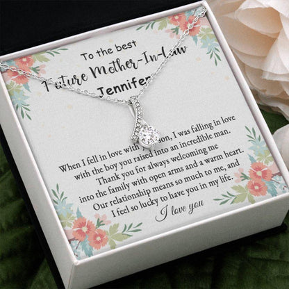 Future Mother In Law Necklace, Future Mother In Law Gift, Mother Of The Groom Gift, Second Mom Necklace, Mother Days Gift