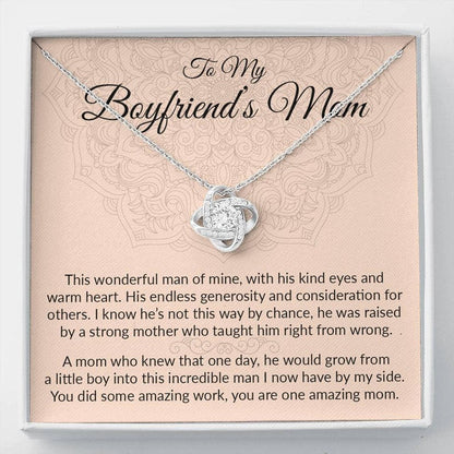 Future Mother-in-law Necklace, Gift For Boyfriend's Mom, Boyfriend's Mom Gift, To My Boyfriends Mom Gift, Christmas Necklace V2