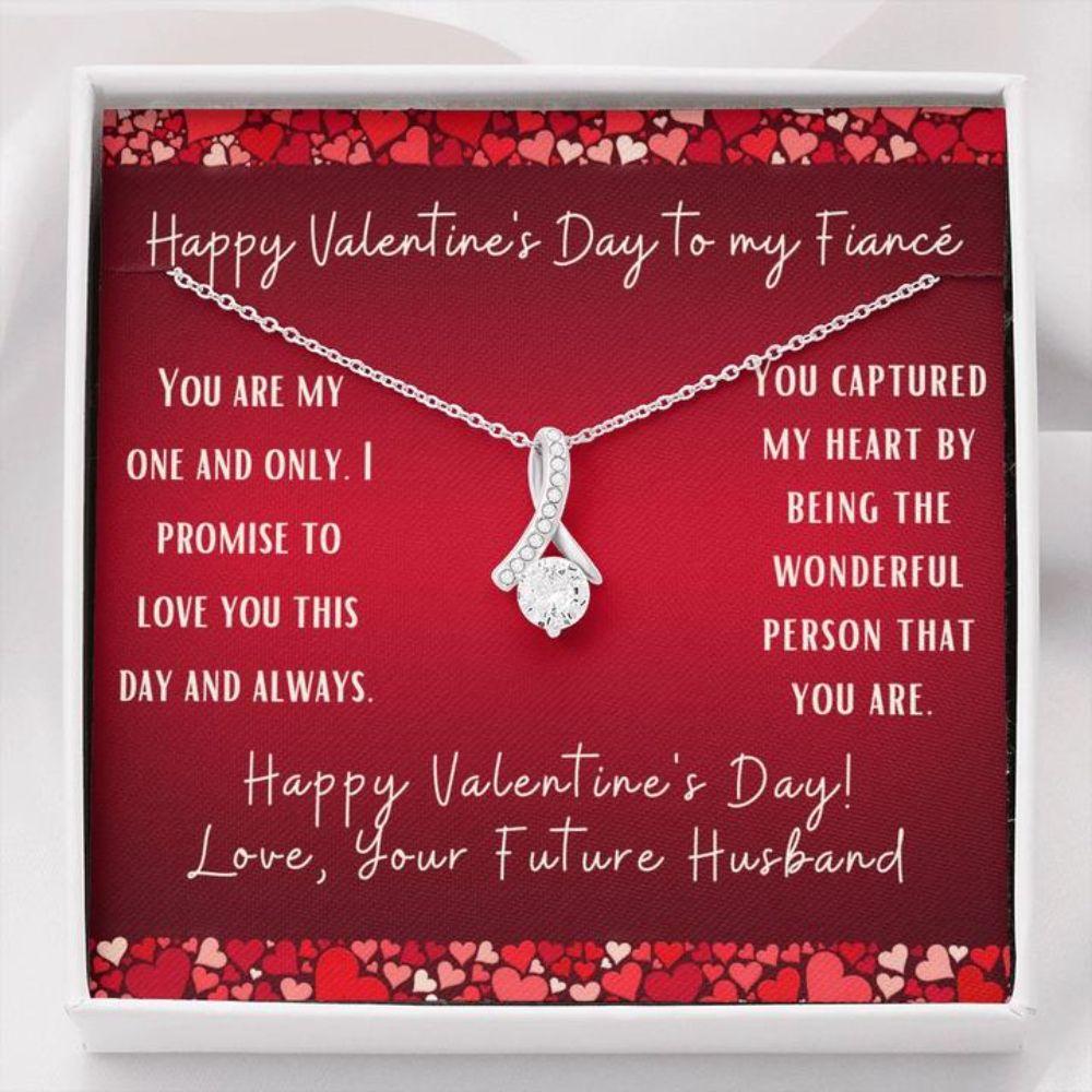 Future Wife Necklace - Necklace For Fiance - Gift Necklace Message Card To Fiance Future Wife Beauty Necklace