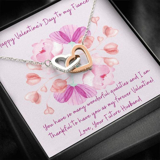 Future Wife Necklace - Necklace For Fiance - Gift Necklace Message Card - To Fiance - Valentine's Day - Future Wife 
