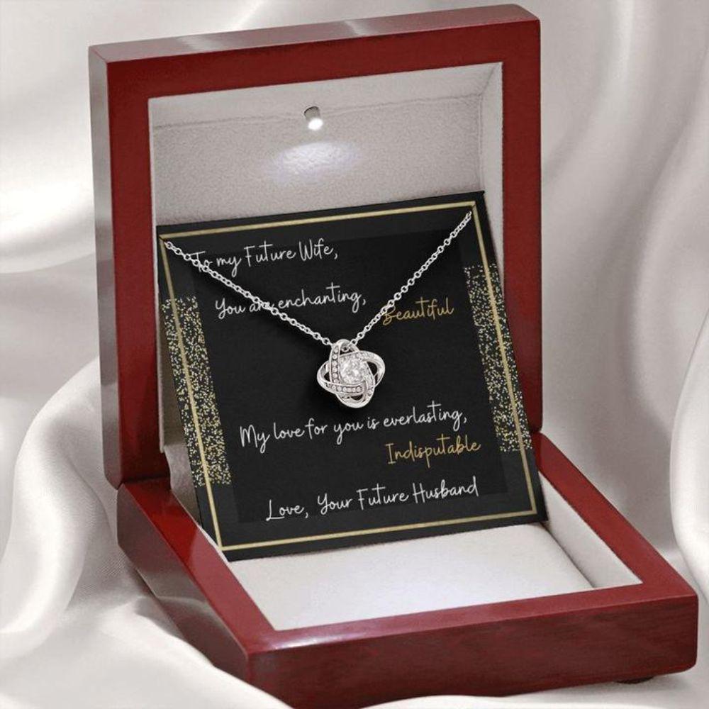 Future Wife Necklace “ Necklace For Fiance “ Gift Necklace Message Card “ To My Future Wife Enchanting “ Fiance