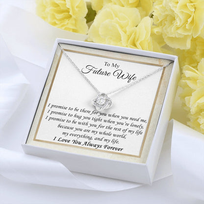 Future Wife Necklace, To My Fiance Necklace, Bride To Be Gift, Romantic Fiancee Jewelry, Necklace For Fiancee, Engagement Gift For Her