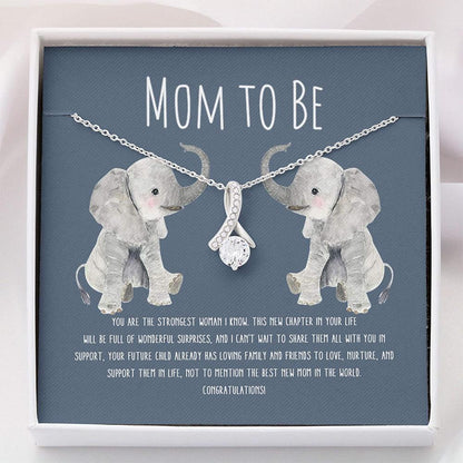Mom Necklace, Gift For Expecting Moms Necklace “ Mom To Be Necklace