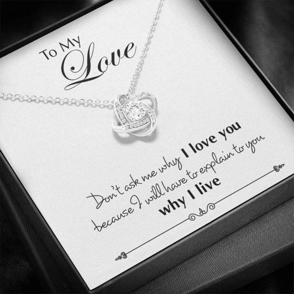 Girlfriend Necklace, Anniversary Gift For Girlfriend, Romantic, Gift For Girlfriend, Future Wife