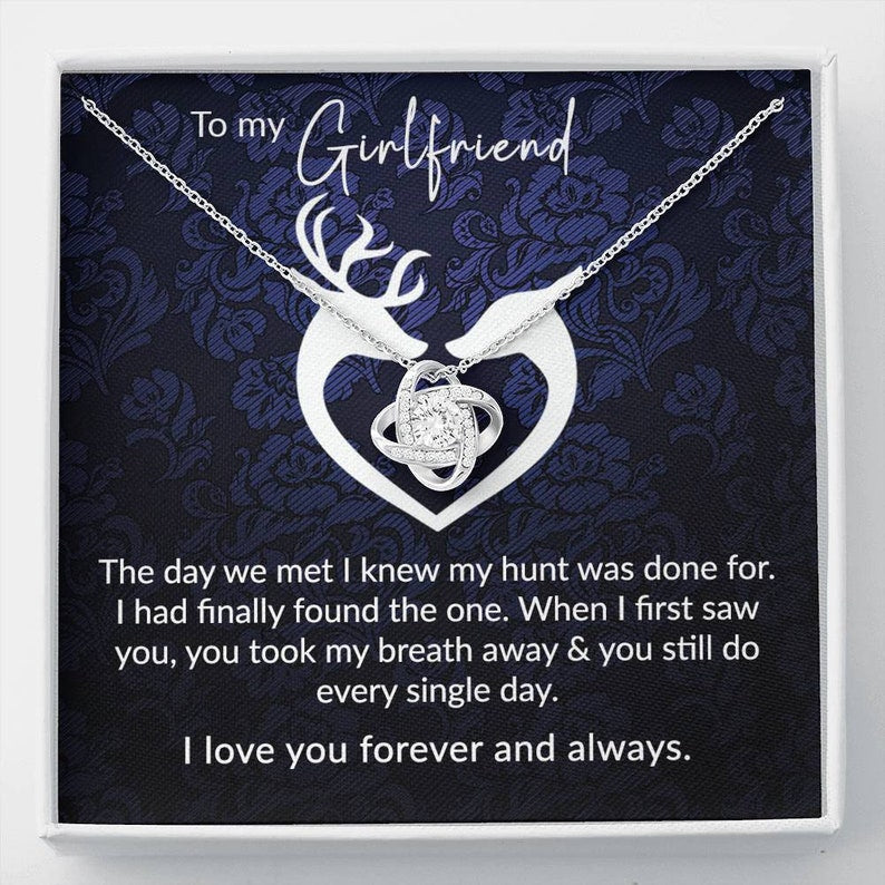Girlfriend Necklace, Anniversary Necklace For Girlfriend, Girlfriend Gift, Gift For Girlfriend, Necklace For Girlfriend V1