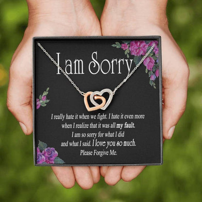 Girlfriend Necklace, Apology Gift For Her, Girlfriend Apologygift, Forgiveness Gift, Sorry Gift For Wife, Apology Necklace