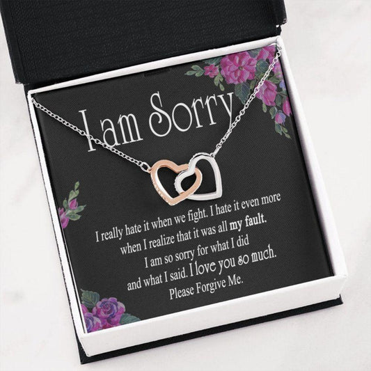 Girlfriend Necklace, Apology Gift For Her, Girlfriend ApologyGift, Forgiveness Gift, Sorry Gift For Wife, Apology Necklace