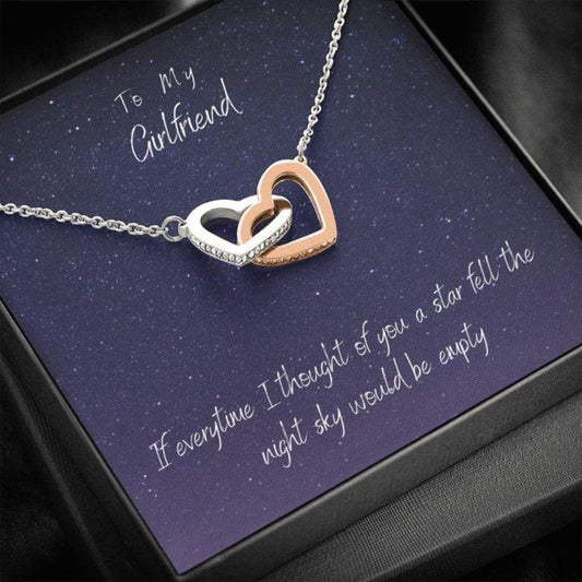 Girlfriend Necklace - Gift For Girlfriend - Gift Necklace With Message Card Girlfriend