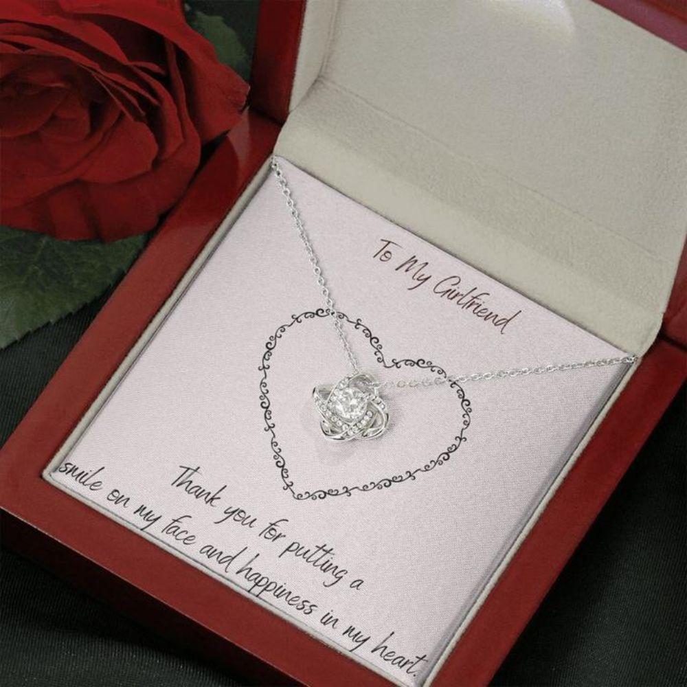 Girlfriend Necklace, Gift Necklace With Message Card To Girlfriend Necklace
