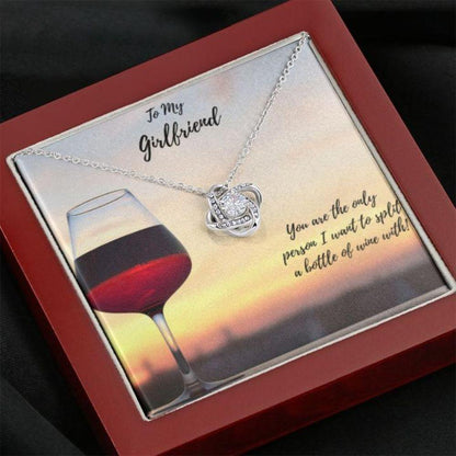 Girlfriend Necklace “ Gift To Girlfriend “ Gift Necklace With Message Card To Girlfriend Stronger Together