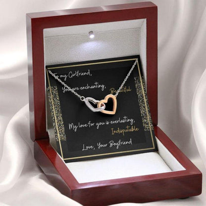 Girlfriend Necklace “ Gift To Girlfriend “ To My Girlfriend “ Indisputable