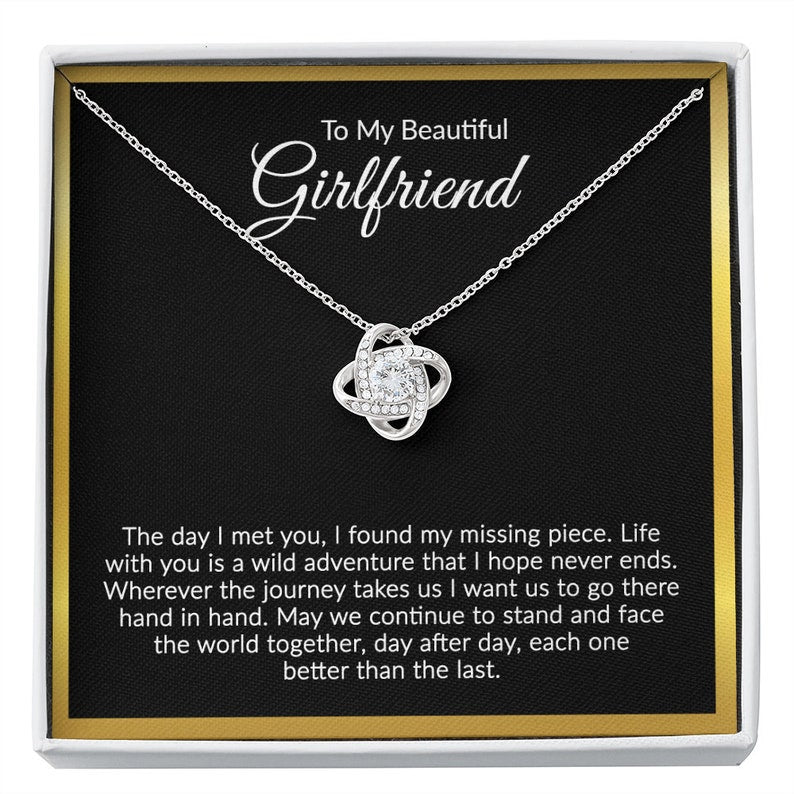 Girlfriend Necklace, Meaningful Necklace For Girlfriend, Gift For Girlfriend, Girlfriend Birthday, Anniversary, Jewelry For Girlfriend, Romantic, Thoughtful