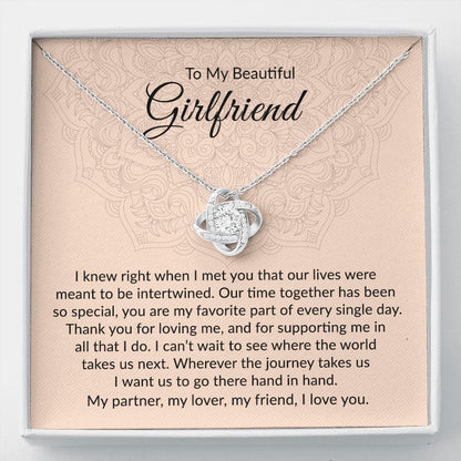 Girlfriend Necklace, Necklace For Girlfriend, Valentines Day Gift For Girlfriend, Anniversary Necklace For Girlfriend, Promise Necklace 