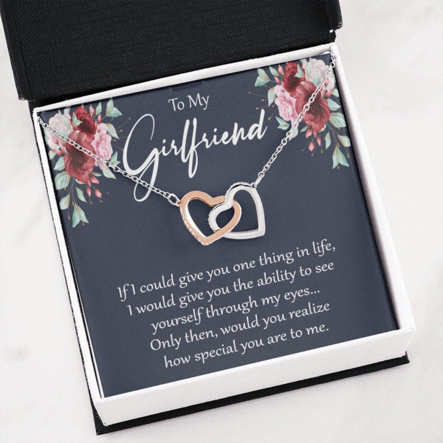 Girlfriend Necklace, Necklace For Girlfriend, Valentines Day Gift For Girlfriend, Engagement Gifts For Girlfriend